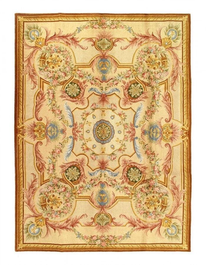 Canvello Fine Hand Knotted Savonnerie rug 8'9'' X 12' - Canvello