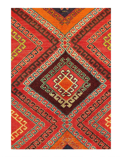 Canvello Fine Hand Knotted Shiraz Rug - 3'7'' X 5'11''