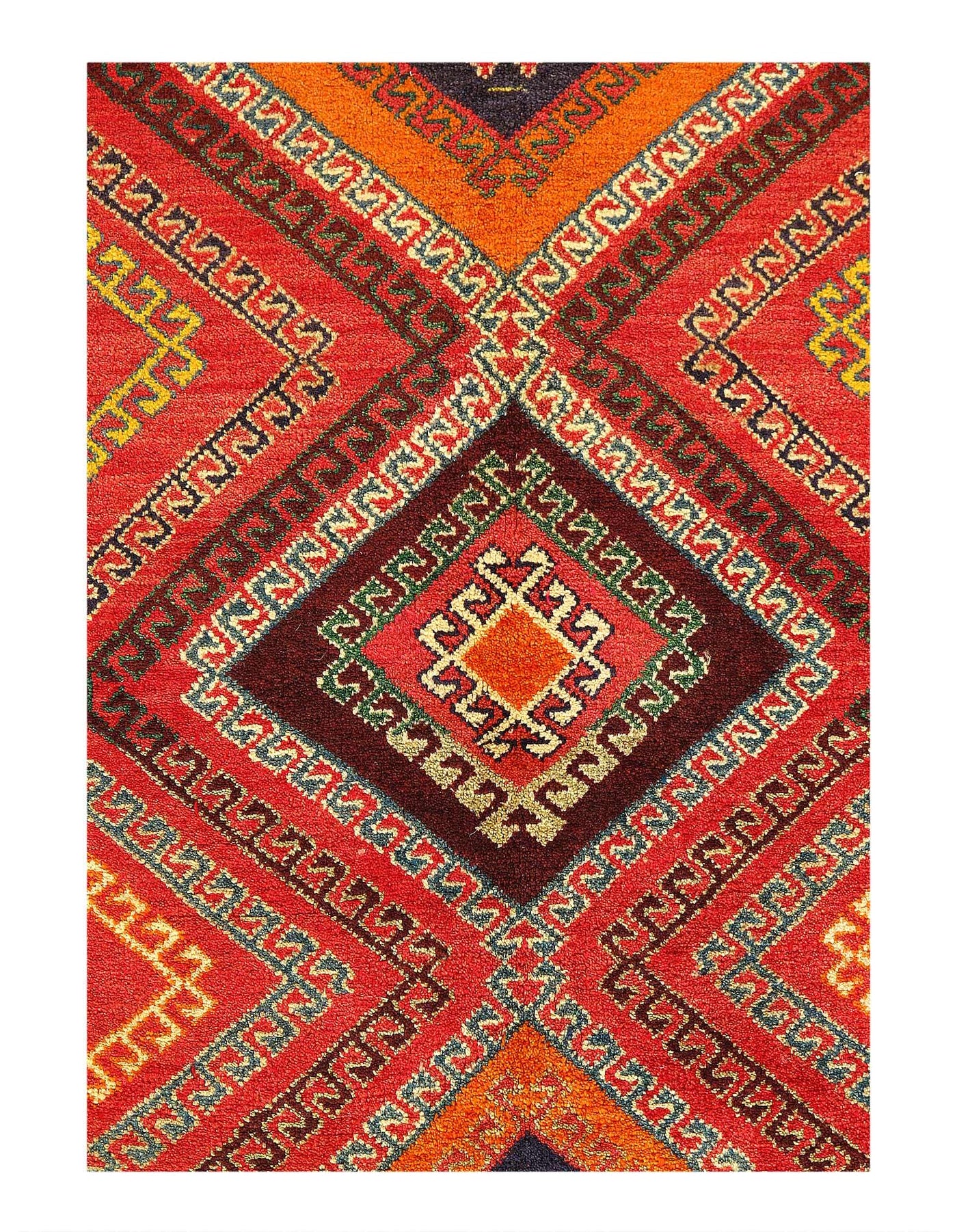 Canvello Fine Hand Knotted Shiraz Rug - 3'7'' X 5'11'' - Canvello