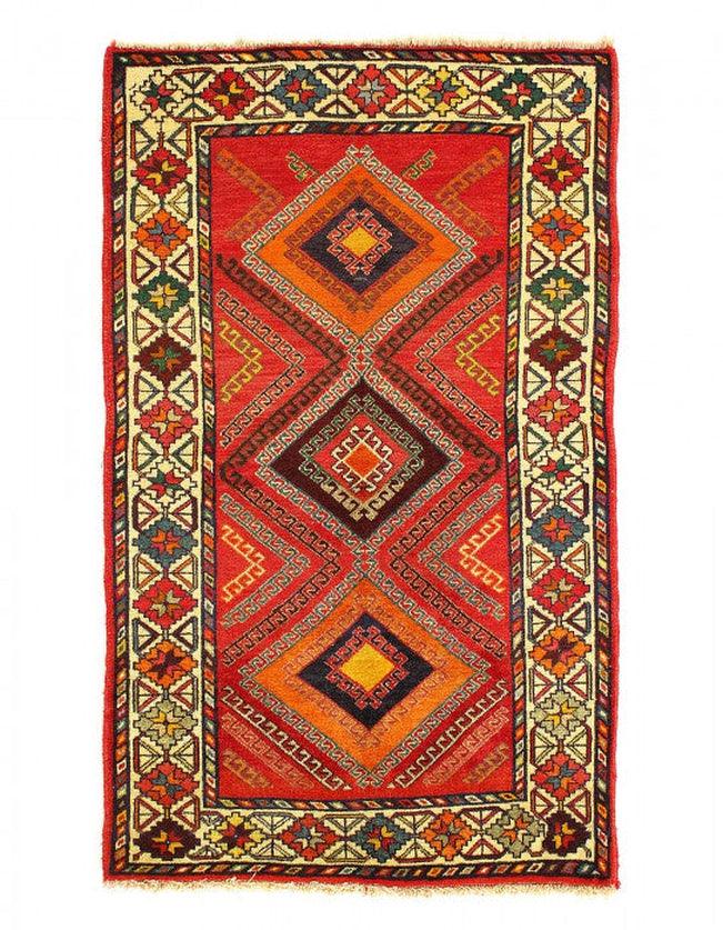 Canvello Fine Hand Knotted Shiraz Rug - 3'7'' X 5'11'' - Canvello