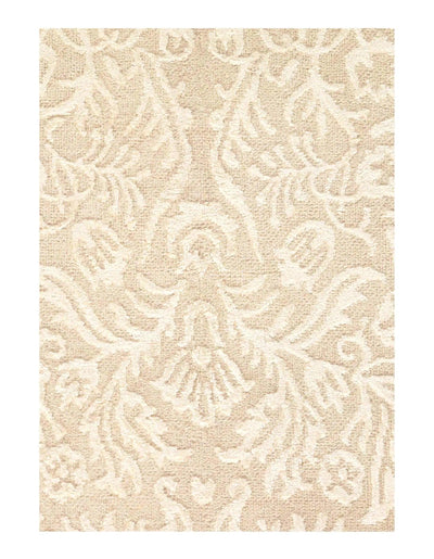 Fine Hand Knotted Silk and Wool Area Rug - 5'6" x 7'11"