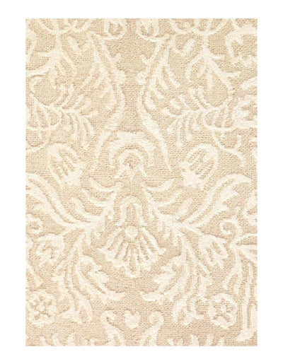 Canvello Fine Hand Knotted Silk and Wool Area Rug - 5'6" x 7'11" - Canvello