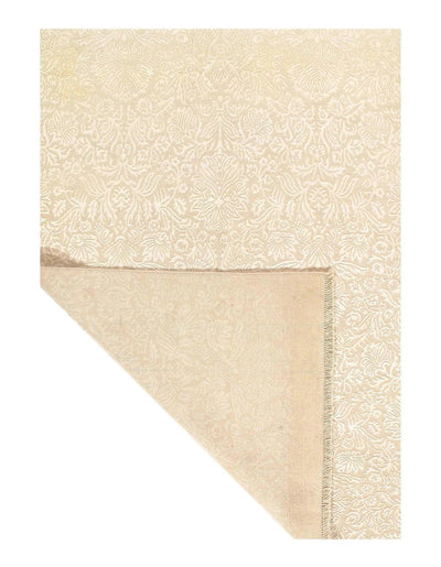 Canvello Fine Hand Knotted Silk and Wool Area Rug - 5'6" x 7'11" - Canvello