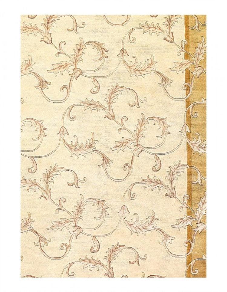 Canvello Fine Hand Knotted silk & wool Modern rug 6'3'' X 9'5'' - Canvello