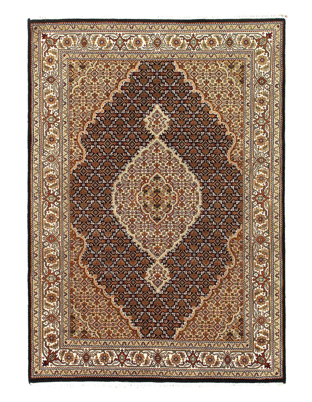 Redondo fino anudado a mano Agra 8'2'' X 8'2''
