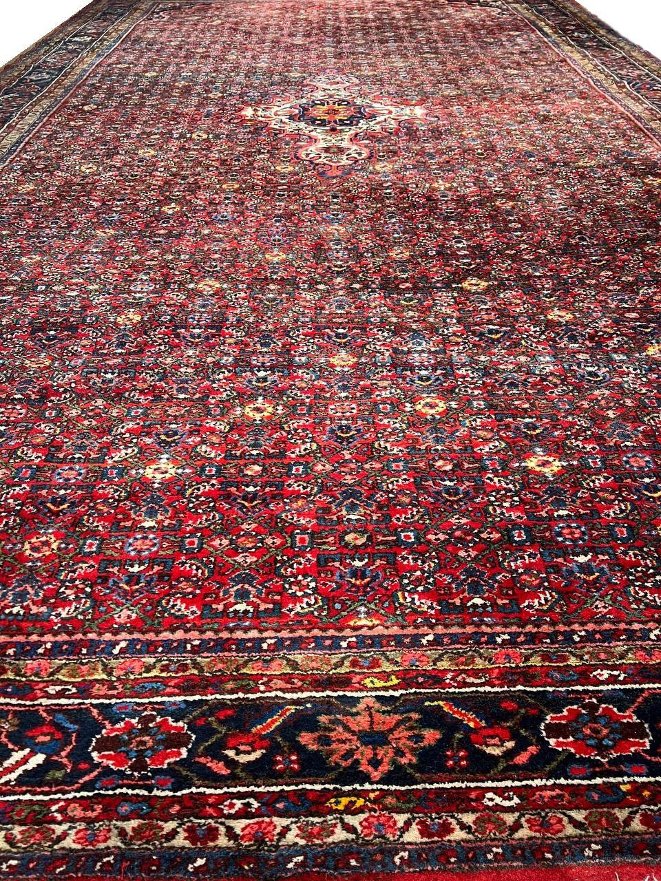 Canvello Fine Hand Knotted Silkroad Antique Hossin Abad Rug - 12'5'' X 21'3'' - Canvello