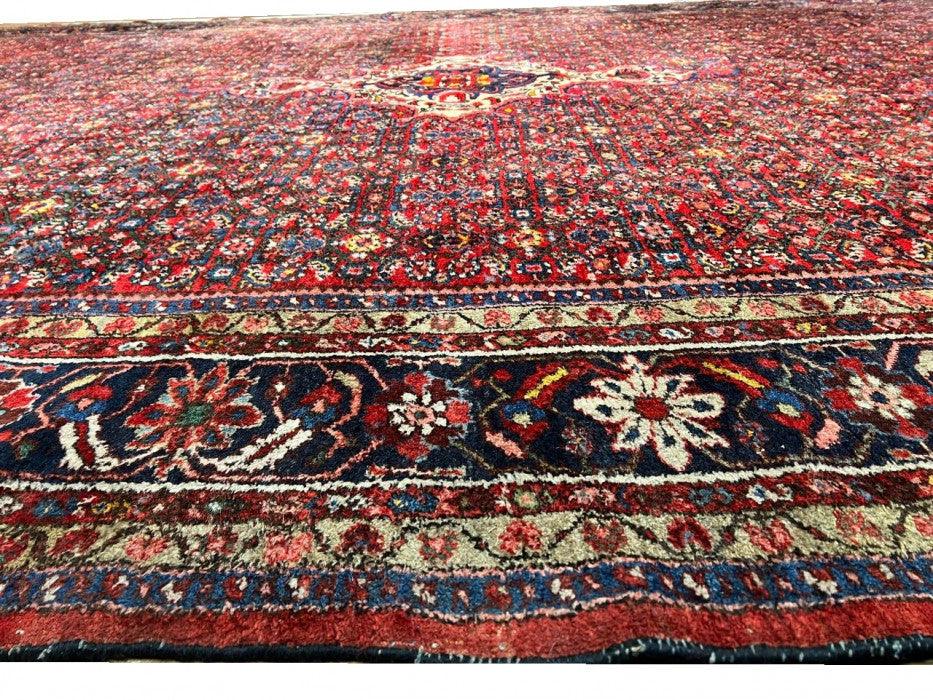 Canvello Fine Hand Knotted Silkroad Antique Hossin Abad Rug - 12'5'' X 21'3'' - Canvello