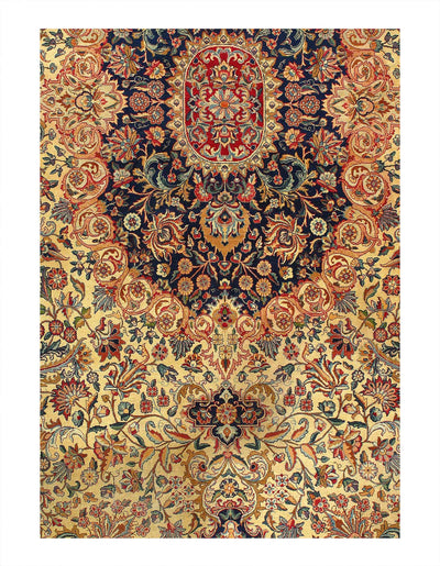 Canvello Fine Hand Knotted Silkroad Antique Kerman - 9'7'' X 16'1'' - Canvello