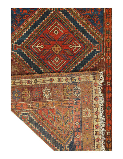 Canvello Fine Hand knotted Silkroad Antique Malayer - 3'5'' X 8'2'' - Canvello