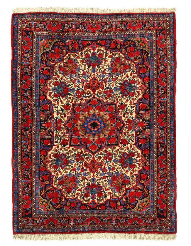 Canvello Fine Hand Knotted Silkroad Bidjar Rug - 3'11'' X 5'3'' - Canvello