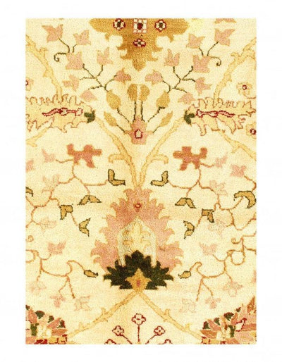 Canvello Fine Hand Knotted Silkroad Design sultanabad rug 10'1'' X 13'5'' - Canvello