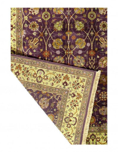 Canvello Fine Hand Knotted Silkroad Design Tabriz 5' X 7' - Canvello