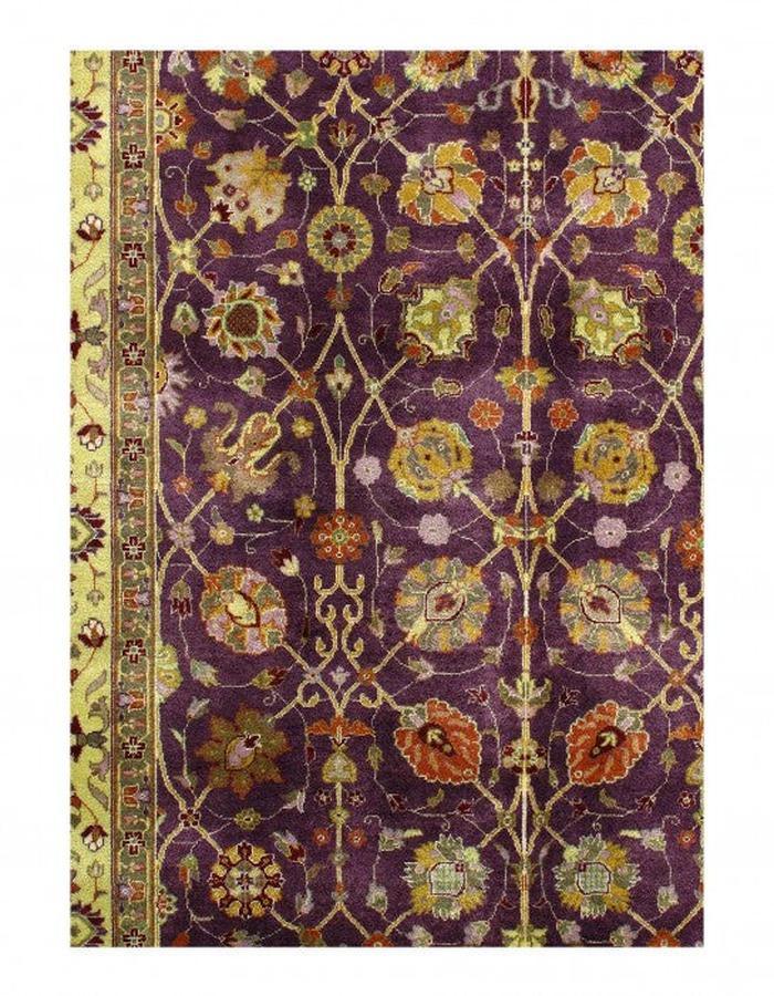 Canvello Fine Hand Knotted Silkroad Design Tabriz 5' X 7' - Canvello