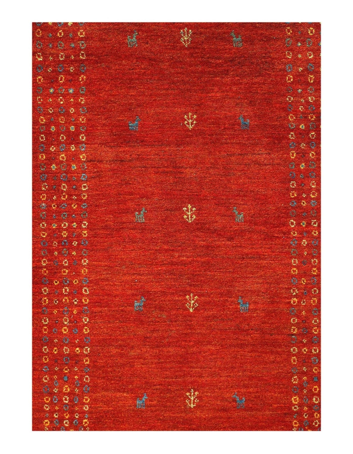 Canvello Fine Hand Knotted Silkroad Gabbeh 2'8'' X 5'2'' - Canvello