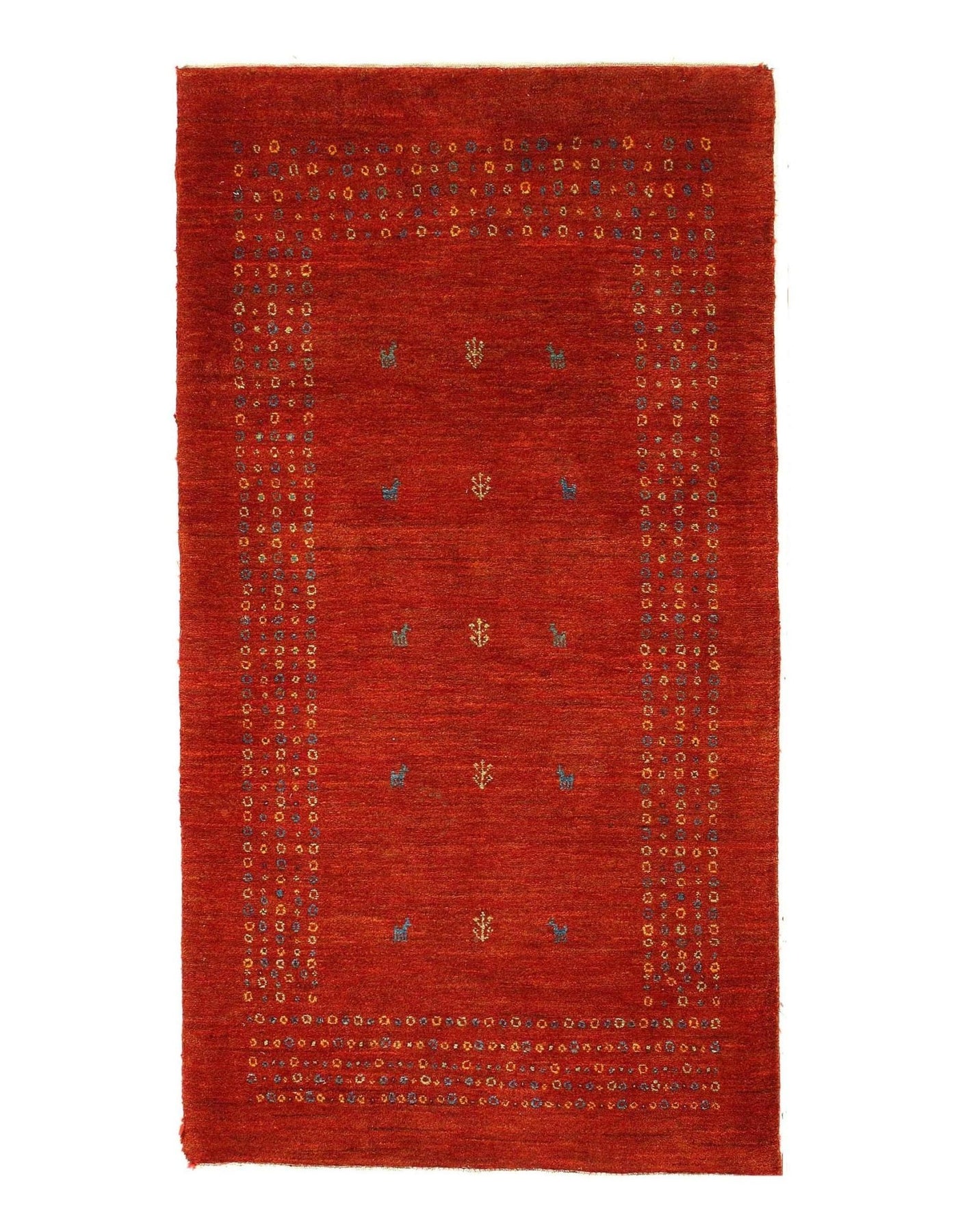 Canvello Fine Hand Knotted Silkroad Gabbeh 2'8'' X 5'2'' - Canvello