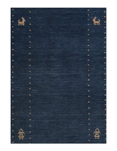 Canvello Fine Hand Knotted Silkroad Gabbeh Design Runner - 2'7'' X 19'9'' - Canvello