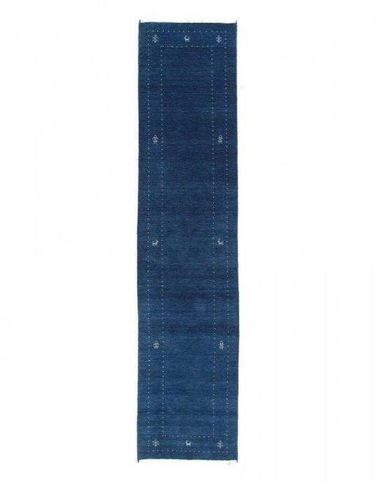 Canvello Fine Hand Knotted Silkroad Gabbeh Design Runner - 2'5" X 9'