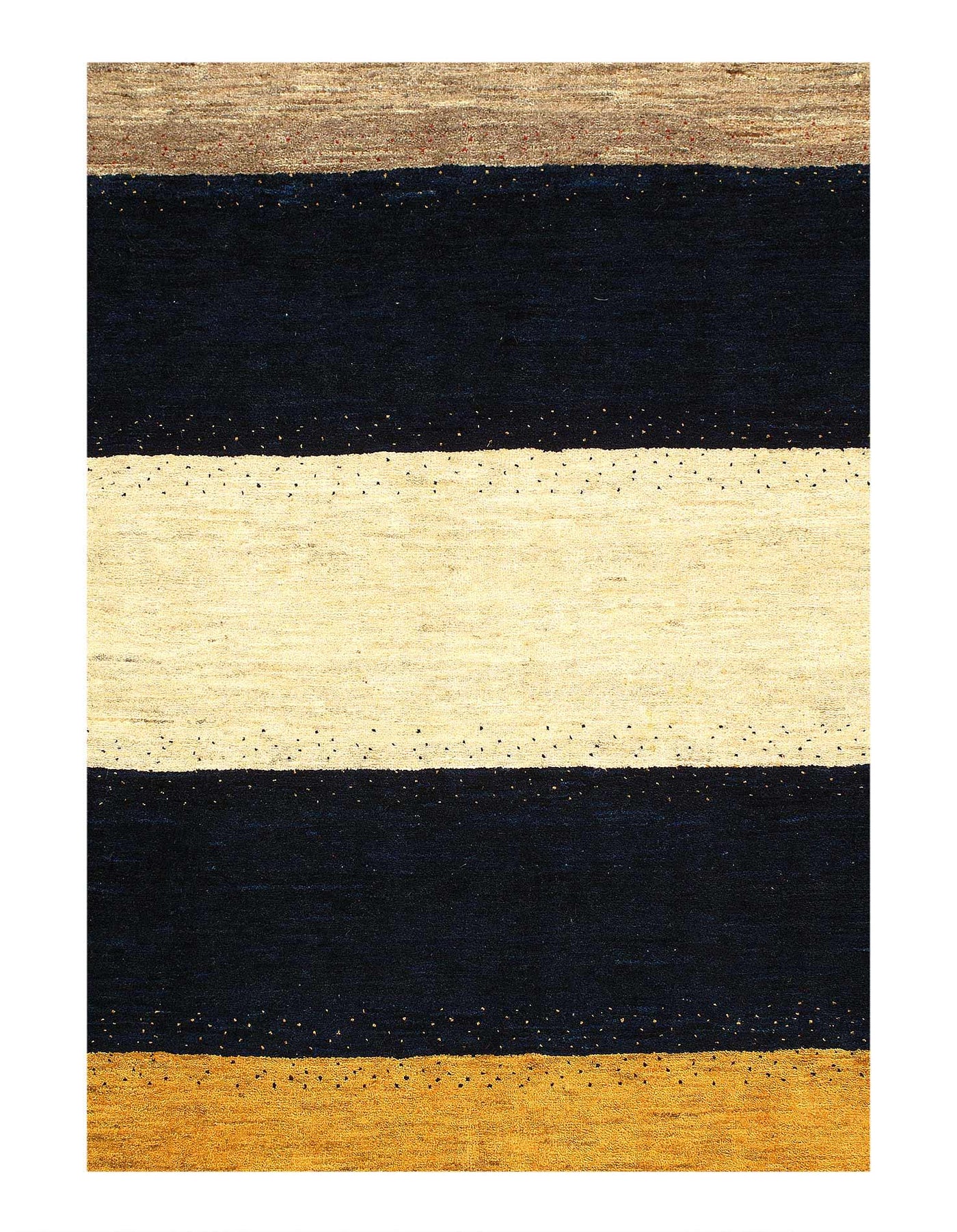 Canvello Fine Hand Knotted Silkroad Gabbeh Rug - 7' X 9'4'' - Canvello