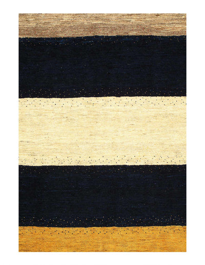 Canvello Fine Hand Knotted Silkroad Gabbeh Rug - 7' X 9'4'' - Canvello