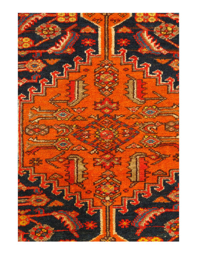 Canvello Fine Hand Knotted Persian Hamadan Rugs - 4'3'' X 6'3''