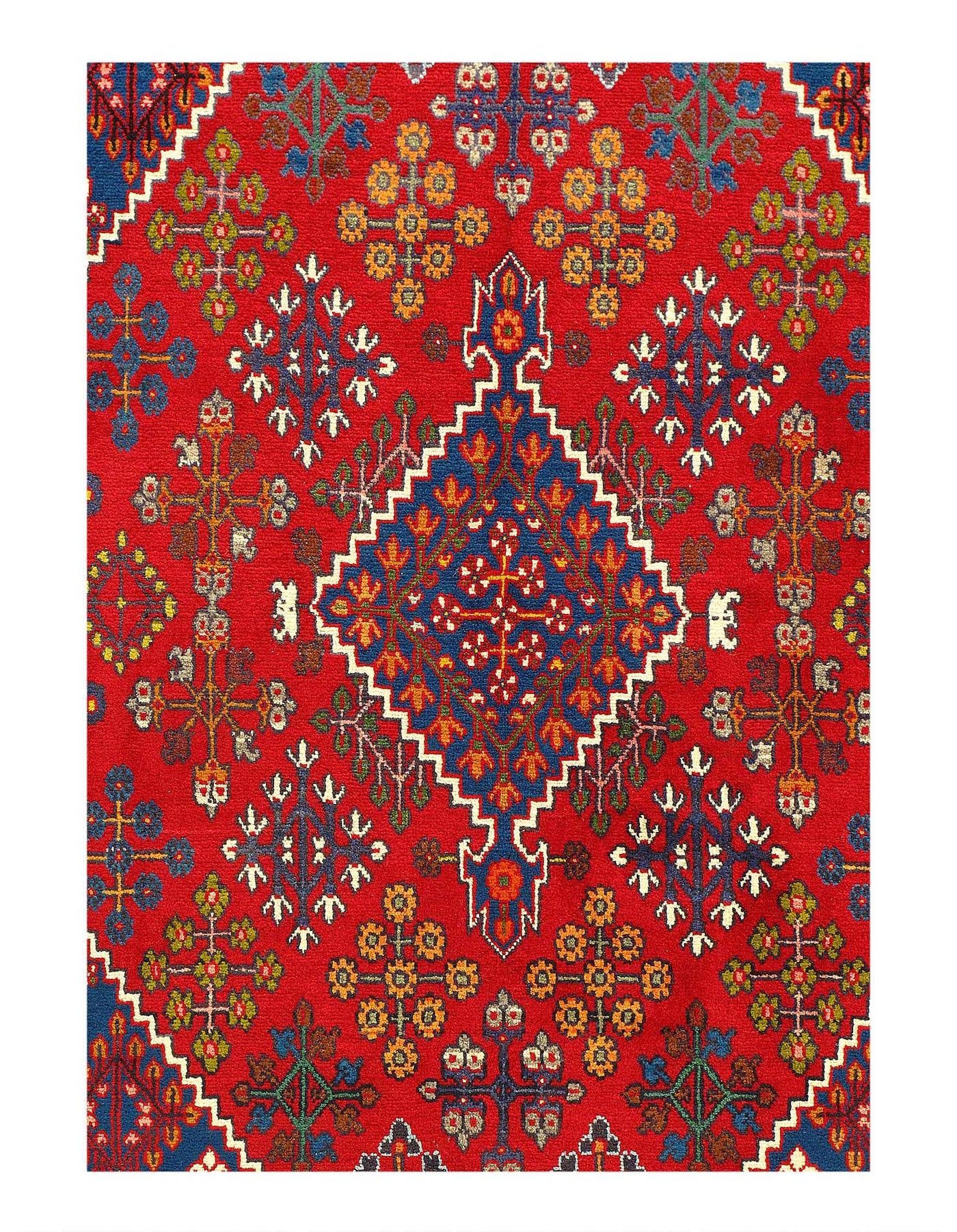 Canvello Fine Hand Knotted Silkroad Joshegan Rug - 3'7'' X 5'4'' - Canvello