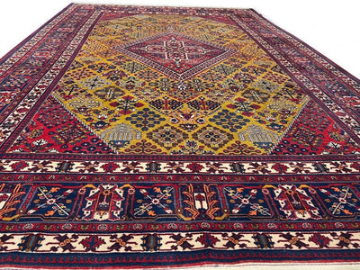 Canvello Fine Hand Knotted Silkroad Joshegan Rug - 7'6'' X 11'2'' - Canvello