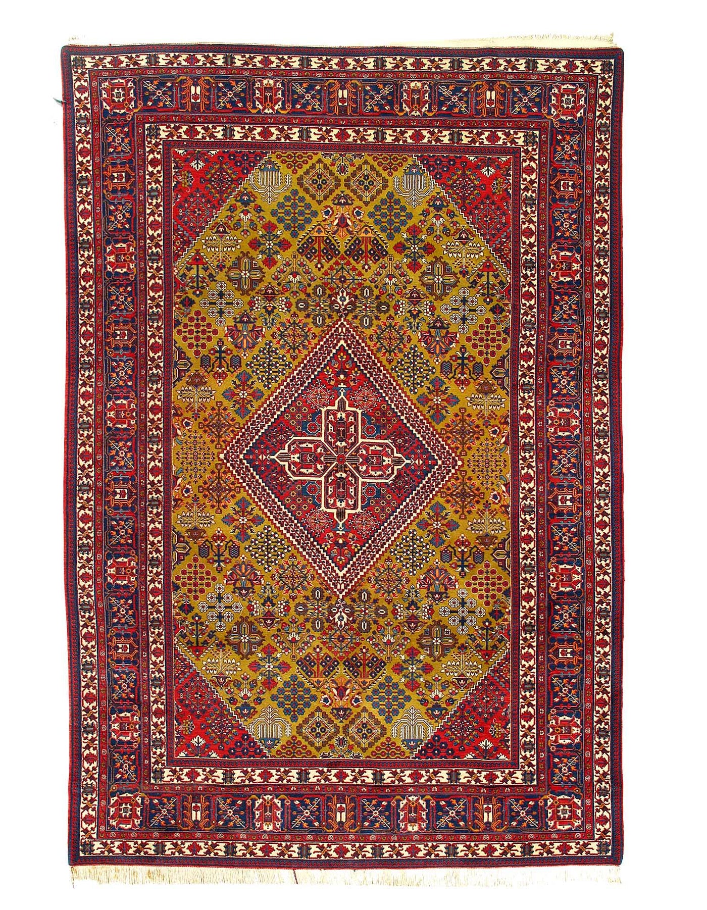 Canvello Fine Hand Knotted Silkroad Joshegan Rug - 7'6'' X 11'2'' - Canvello