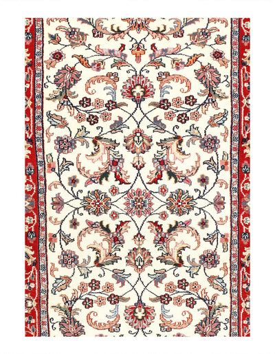 Canvello Fine Hand Knotted Silkroad Kashan design 2'7'' X 9'8'' - Canvello