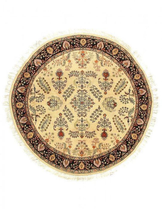 Redondo fino anudado a mano Agra 8'2'' X 8'2''