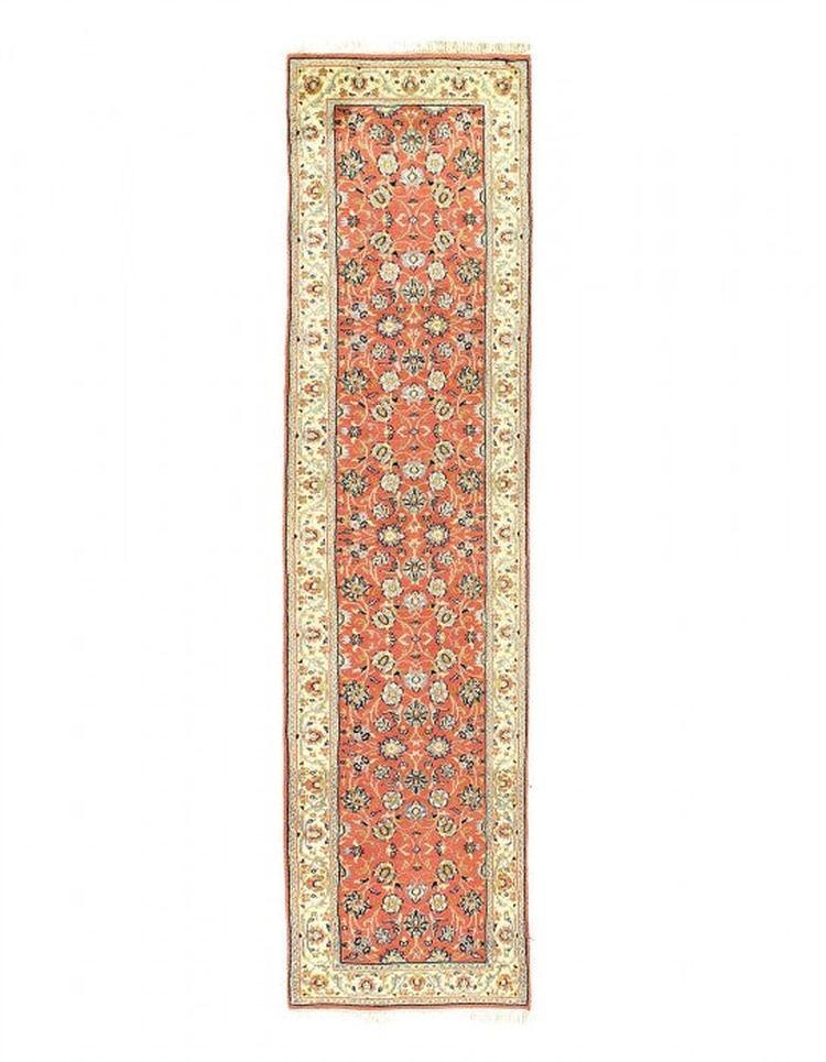 Canvello Fine Hand Knotted Persian Kashan Design Runner - 2'6'' X 10'