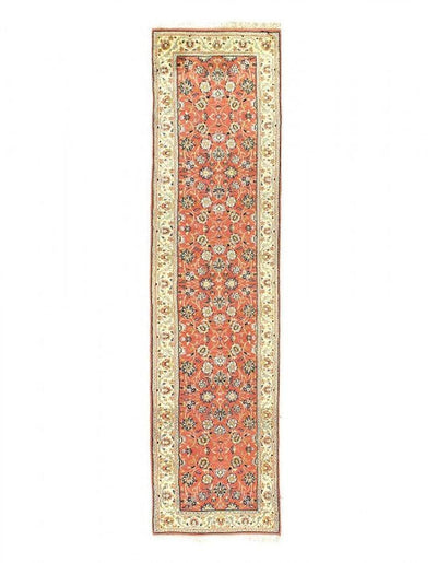 Canvello Fine Hand Knotted Persian Kashan Design Runner - 2'6'' X 10'