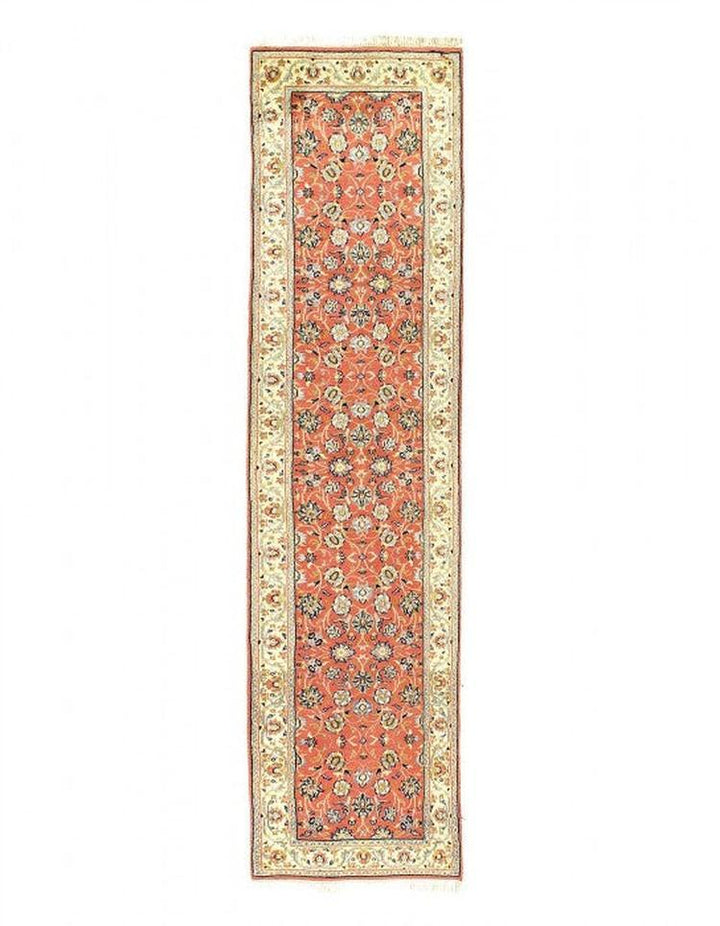 Canvello Fine Hand Knotted Silkroad Kashan Design Runner - 2'6'' X 10'