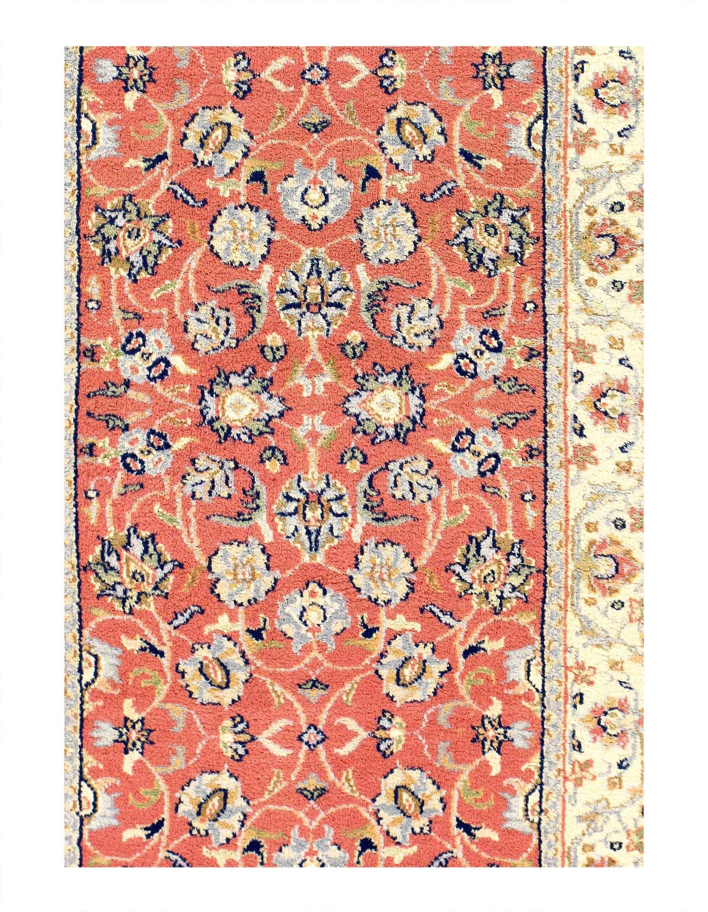 Canvello Fine Hand Knotted Silkroad Kashan Design Runner - 2'6'' X 10' - Canvello