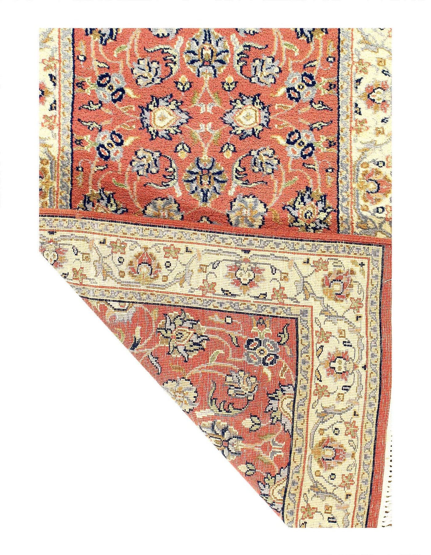 Canvello Fine Hand Knotted Silkroad Kashan Design Runner - 2'6'' X 10' - Canvello