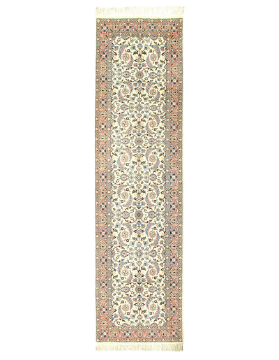 Canvello Fine Hand Knotted Silkroad Kashan design runner 2'8'' X 10' - Canvello