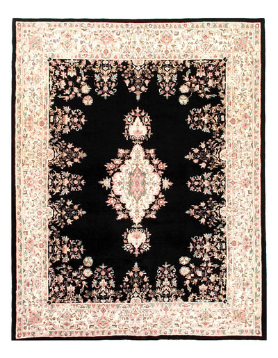 Canvello Fine Hand knotted Silkroad Kerman Design Rug - 7'7'' X 9'8'' - Canvello