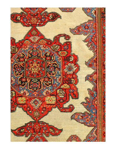 Canvello Fine Hand Knotted Persian Malayer Rug - 4'2'' X 6'6''