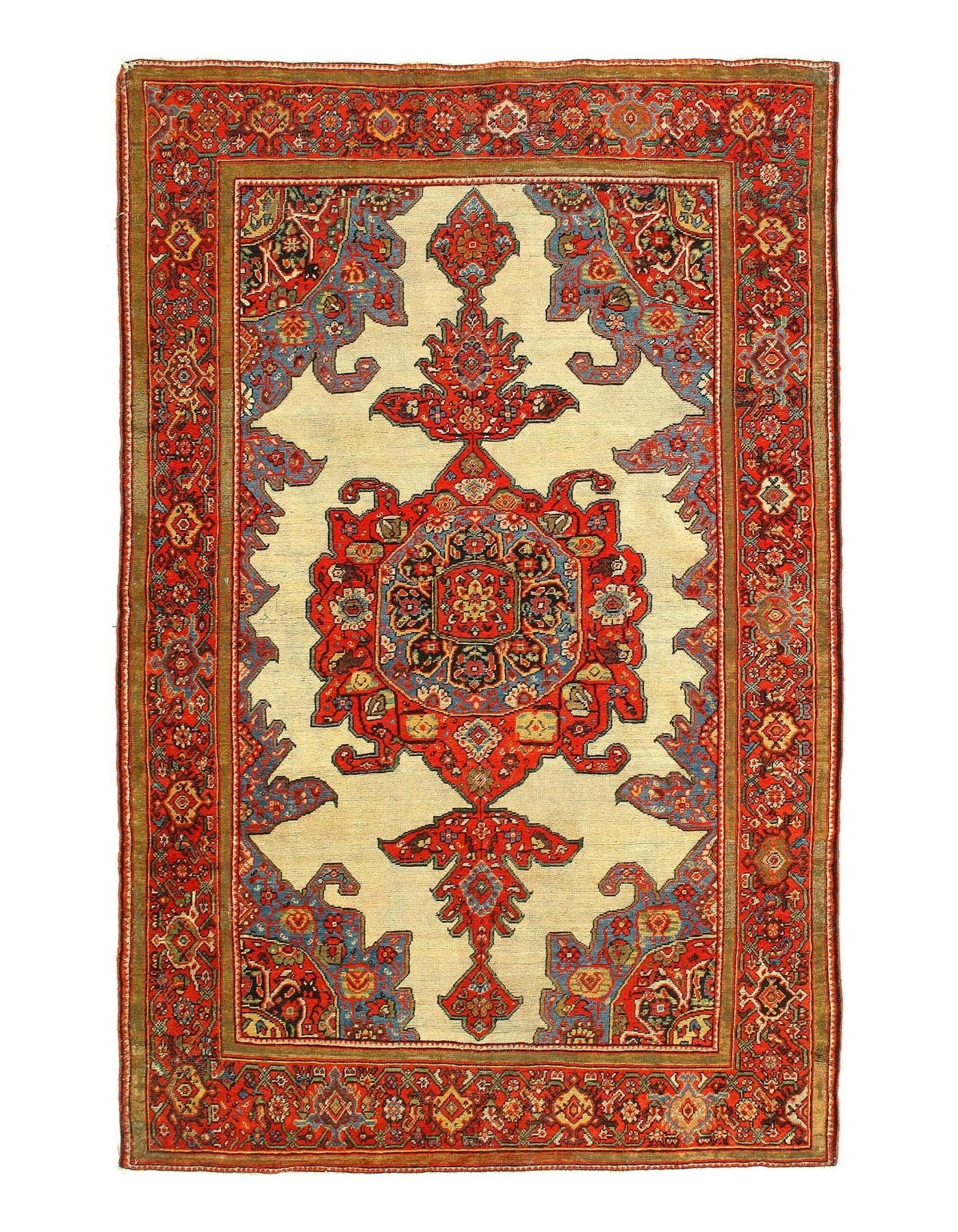 Canvello Fine Hand Knotted Silkroad Malayer Rug - 4'2'' X 6'6'' - Canvello