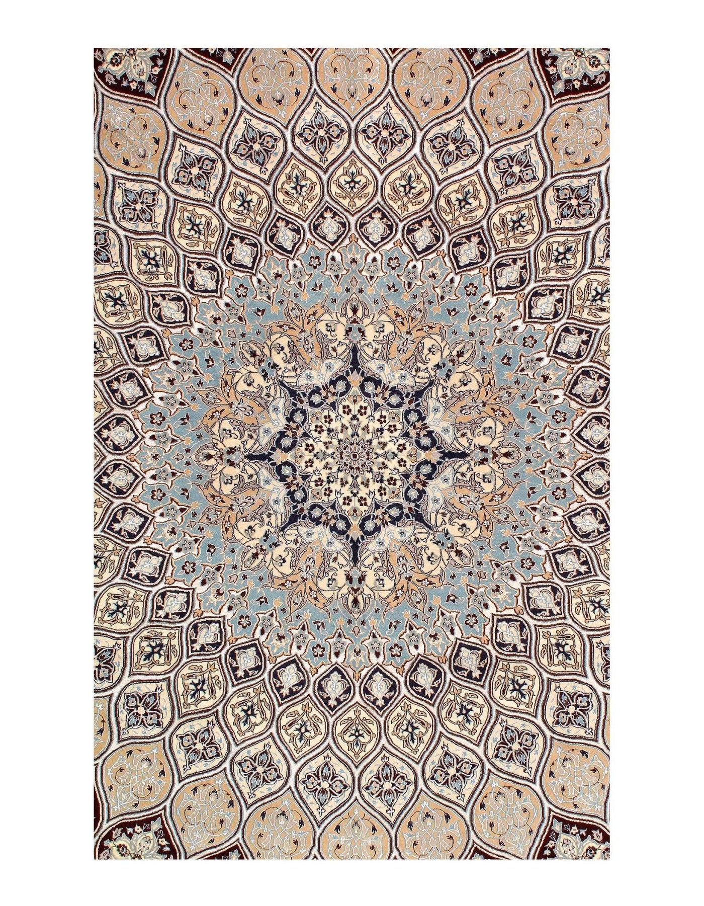 Canvello Fine Hand Knotted Silkroad Nain 8'4'' X 11'6'' - Canvello