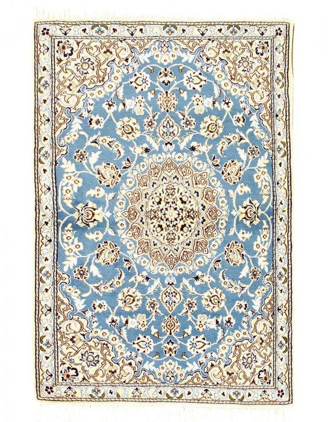 Canvello Fine Hand Knotted Silkroad Nain Rug - 2'11'' X 4'5'' - Canvello