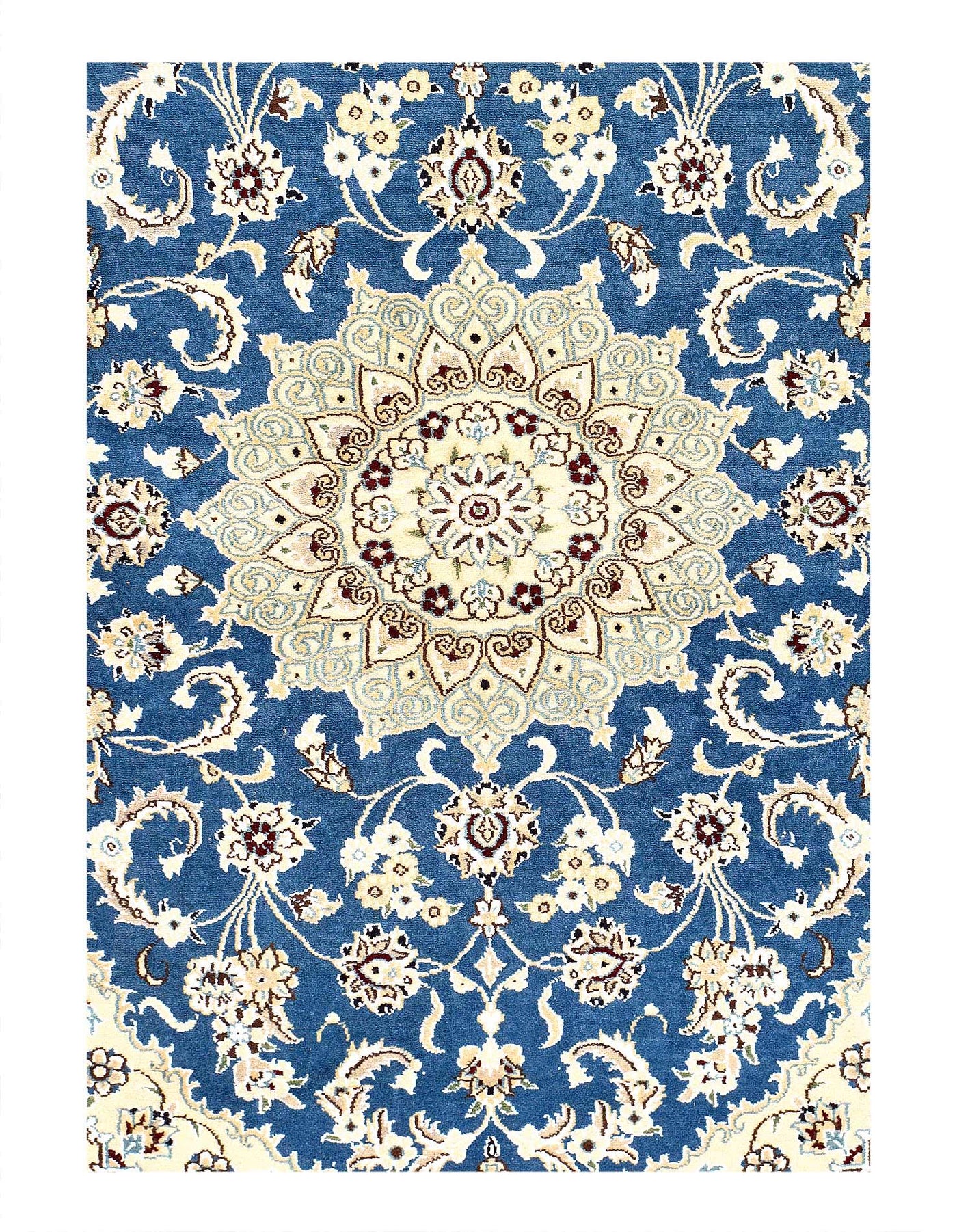 Canvello Fine Hand Knotted Silkroad Nain Rug - 2'11'' X 4'6'' - Canvello