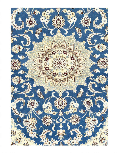 Canvello Fine Hand Knotted Silkroad Nain Rug - 2'11'' X 4'6'' - Canvello