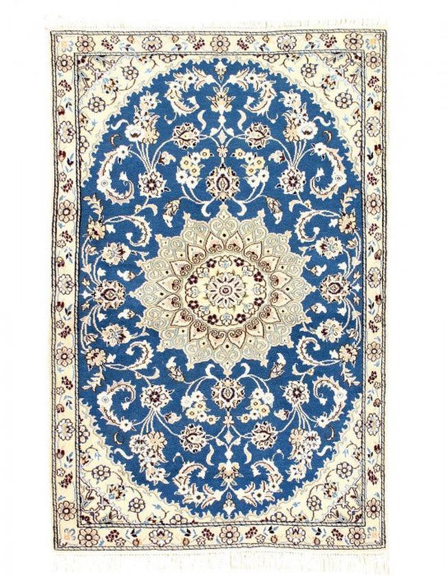 Canvello Fine Hand Knotted Silkroad Nain Rug - 2'11'' X 4'6'' - Canvello