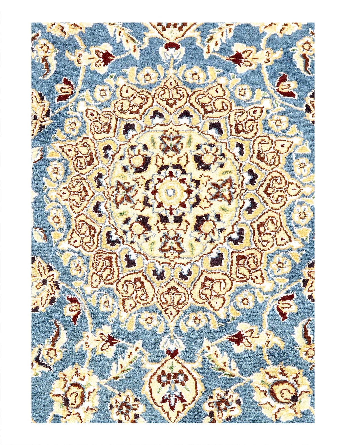 Canvello Fine Hand Knotted Silkroad Nain Rug - 2'11'' X 4'6'' - Canvello