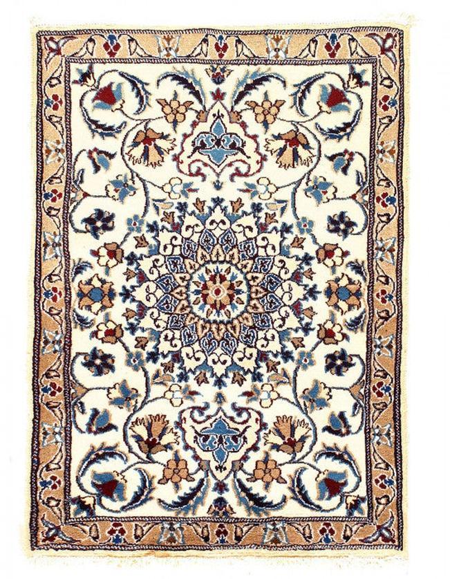 Canvello Fine Hand Knotted Silkroad Nain Rug - 3' X 5' - Canvello