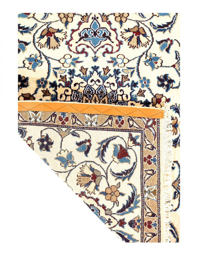 Canvello Fine Hand Knotted Silkroad Nain Rug - 3' X 5' - Canvello