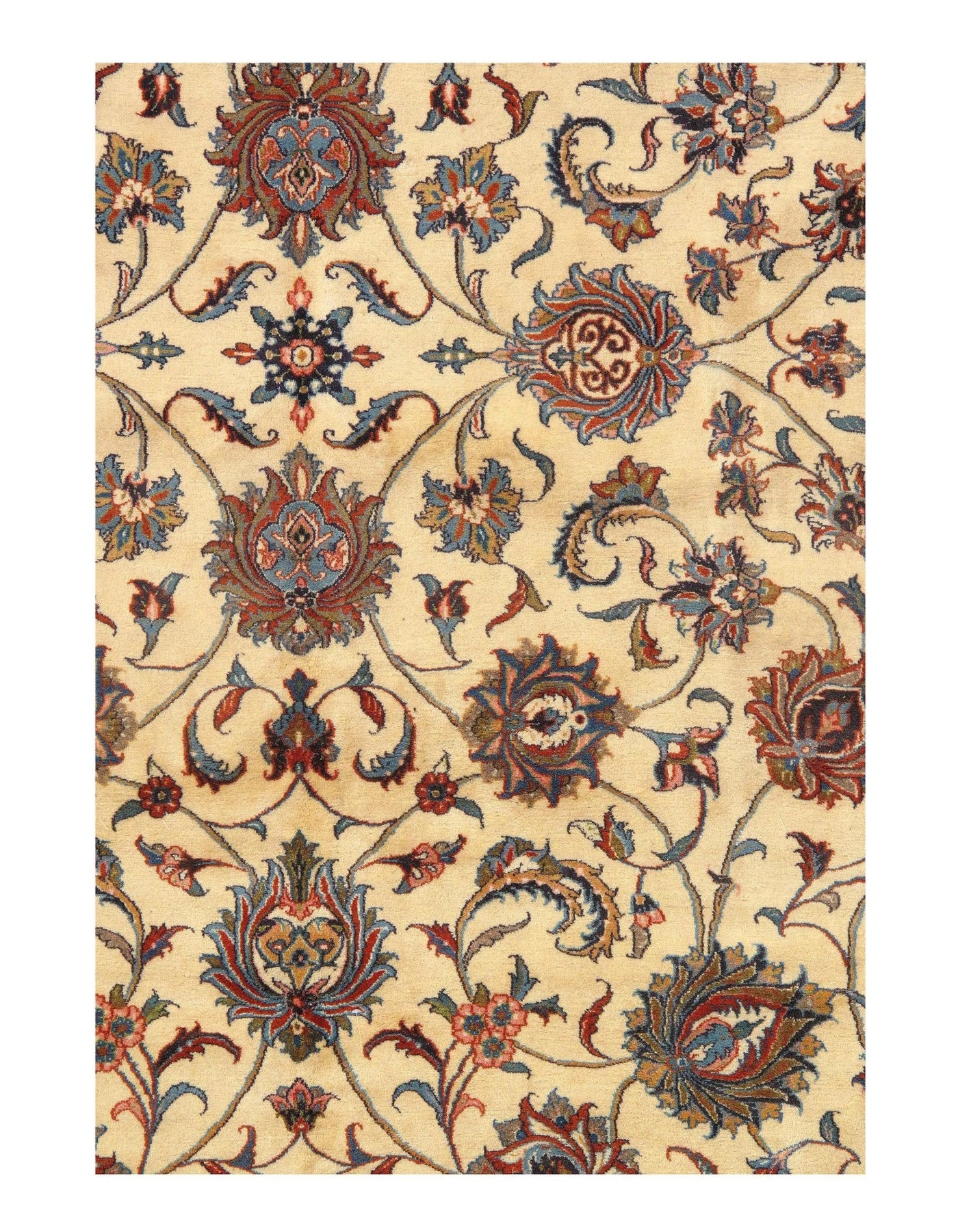 Canvello Fine Hand Knotted Silkroad Sarouk Rug - 13'6'' X 19'1'' - Canvello