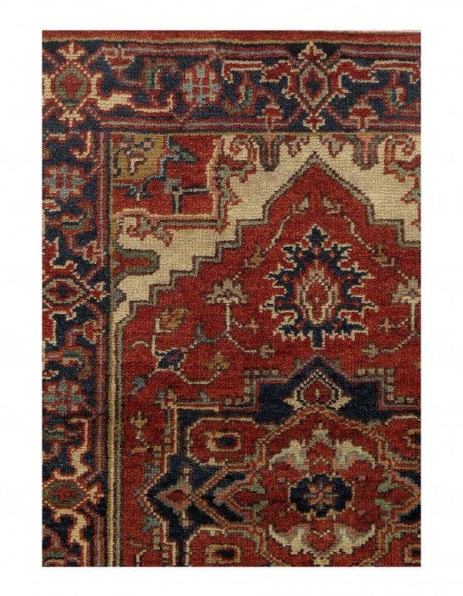 Canvello Fine Hand Knotted Silkroad Serapi design 2'8'' X4' - Canvello