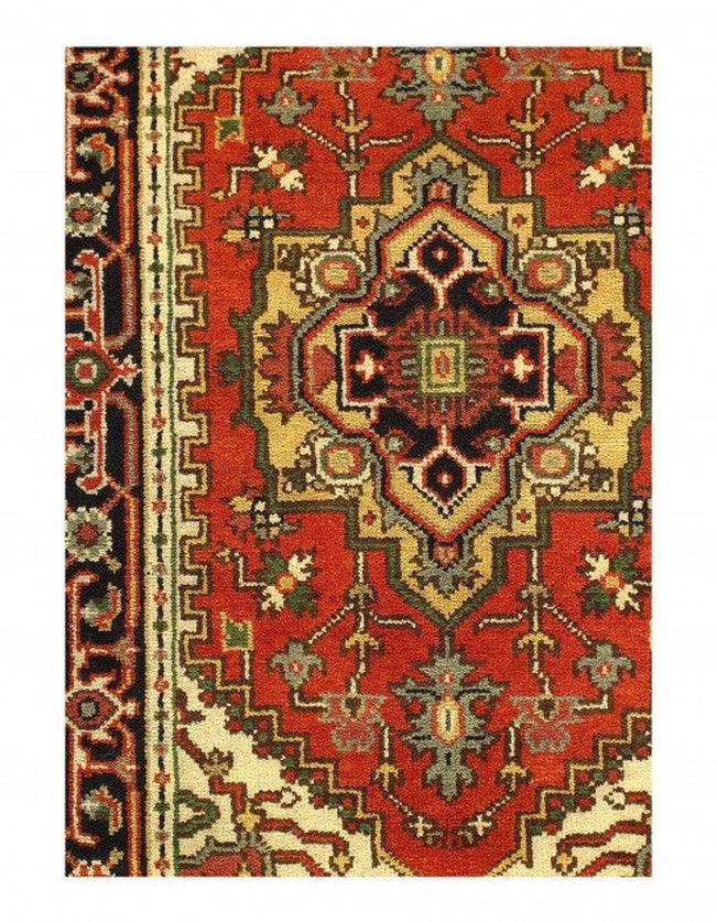 Canvello Fine Hand Knotted Silkroad Serapi Design 3'1'' X 5'1'' - Canvello