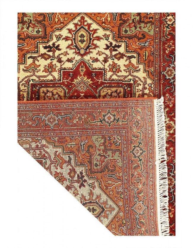 Canvello Fine Hand Knotted Silkroad serapi design 3'11'' X 5'8'' - Canvello